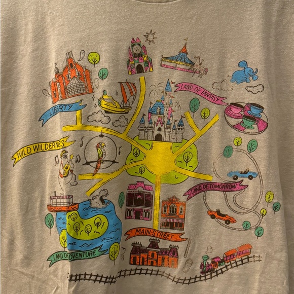 *The Lost Bros* Magic Kingdom Map Tee - Picture 2 of 3